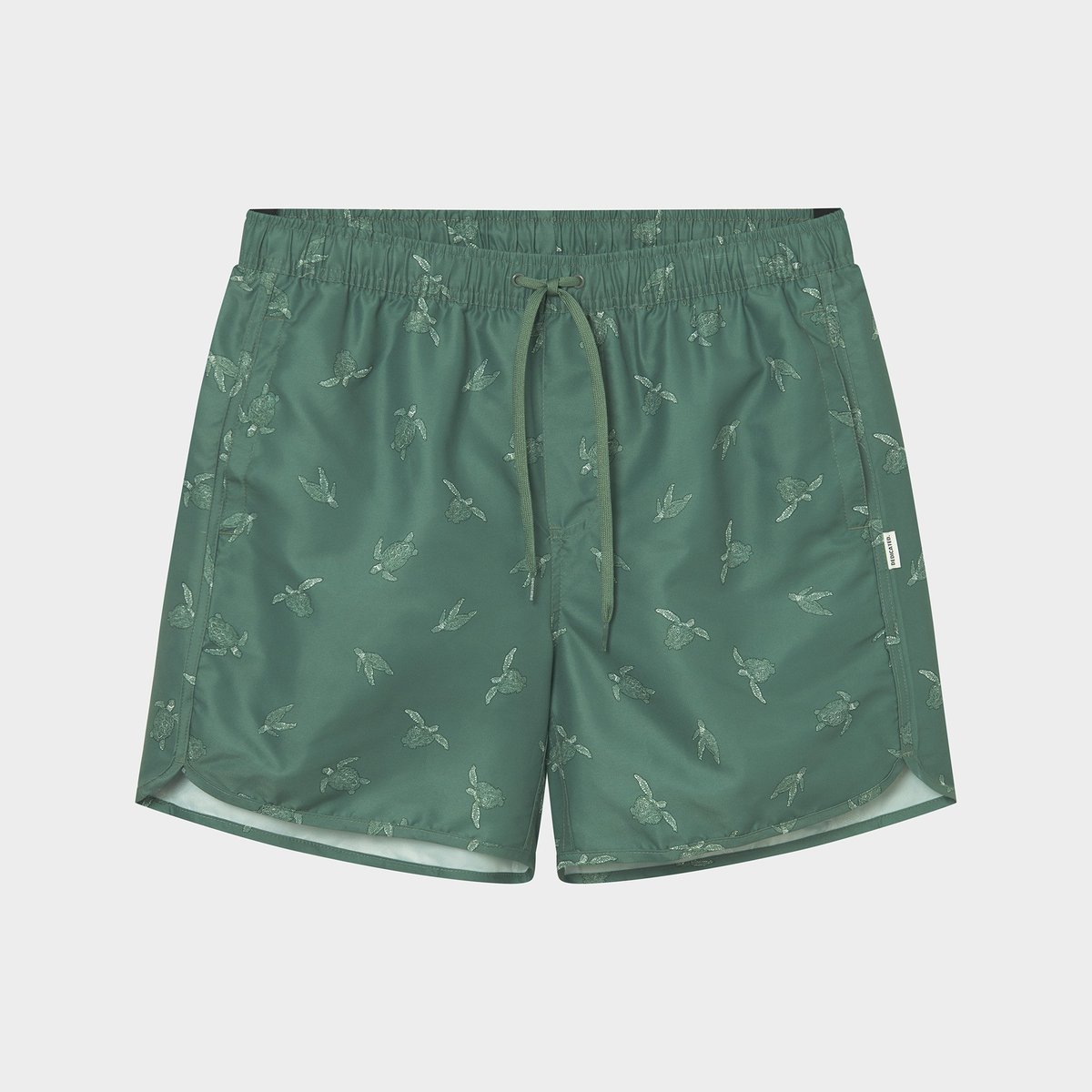 Swim Shorts Sandhamn Sea Turtles Forest Green