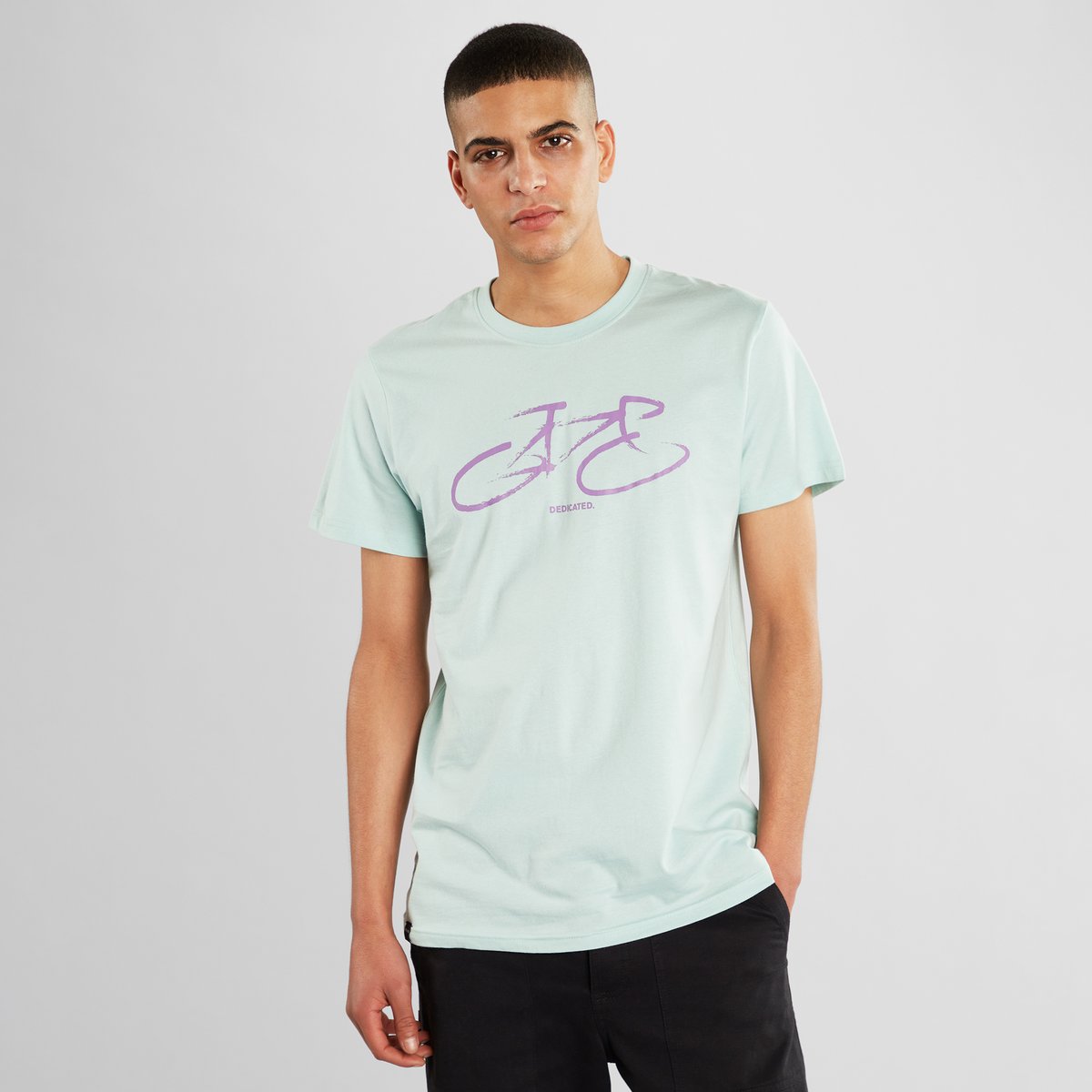 T-shirt Stockholm Marker Bike Mint