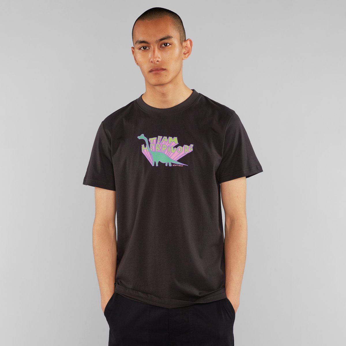T-shirt Stockholm Team Herbivore Charcoal