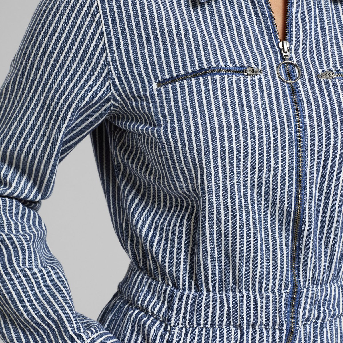 Overall Hultsfred Work Stripe Blue