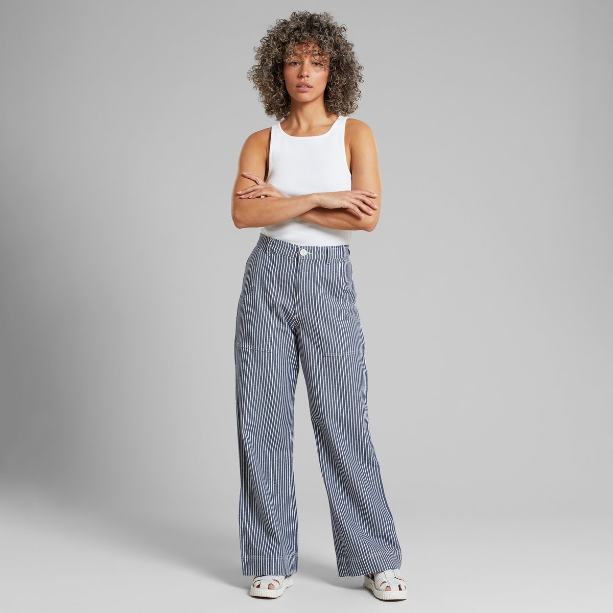 Workwear Pants Vara Work Stripe Blue