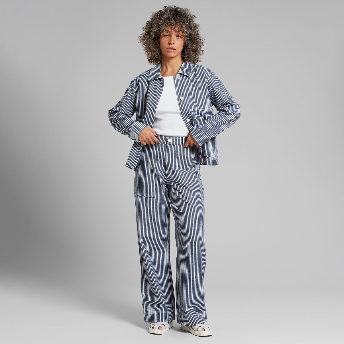 Workwear Pants Vara Work Stripe Blue