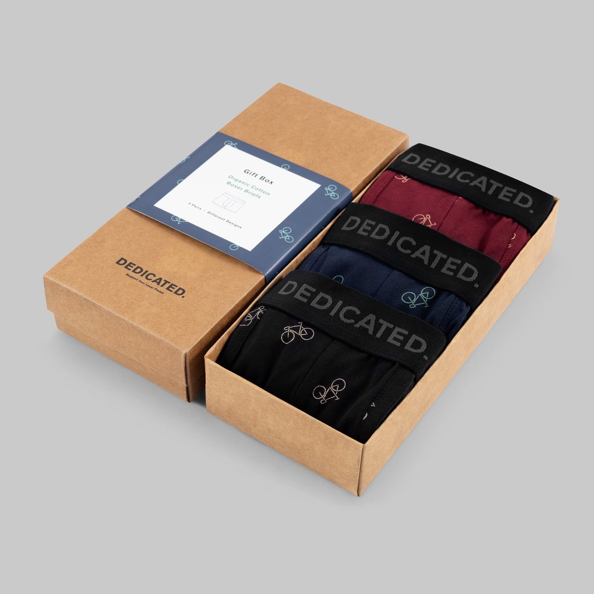 Boxer Briefs Kalix Bike Pattern 3-pack