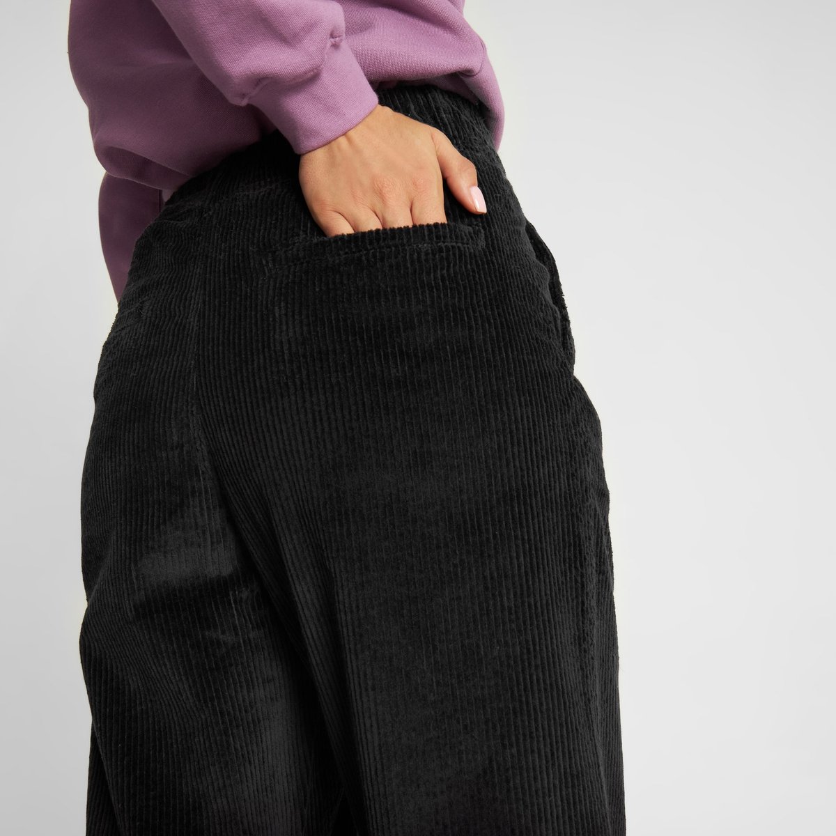 Pants Uddevalla Corduroy Black