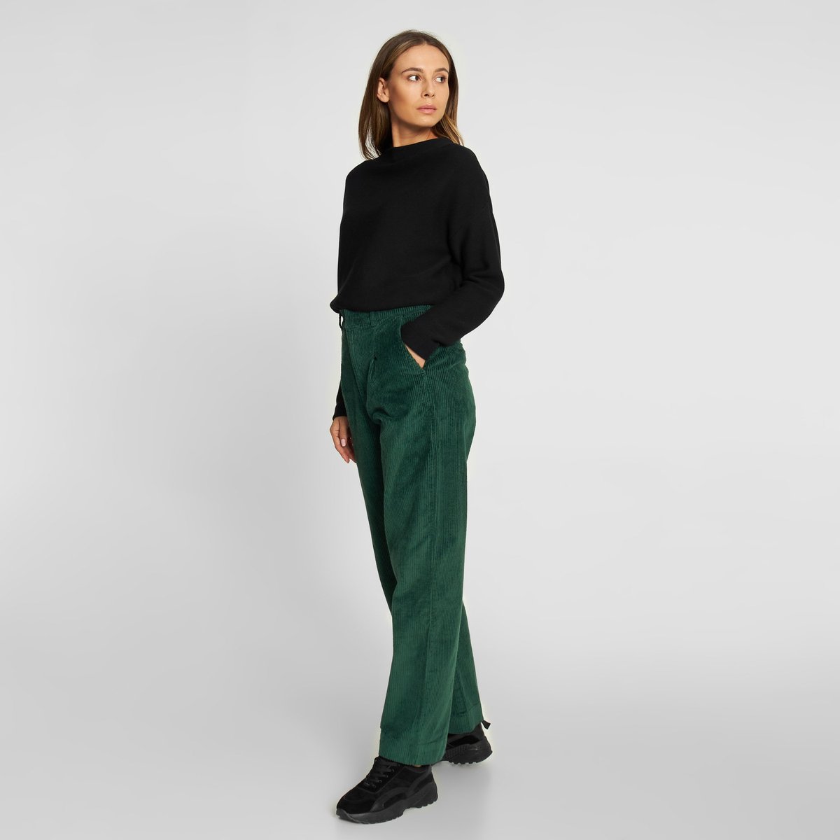 Pants Uddevalla Corduroy Dark Green