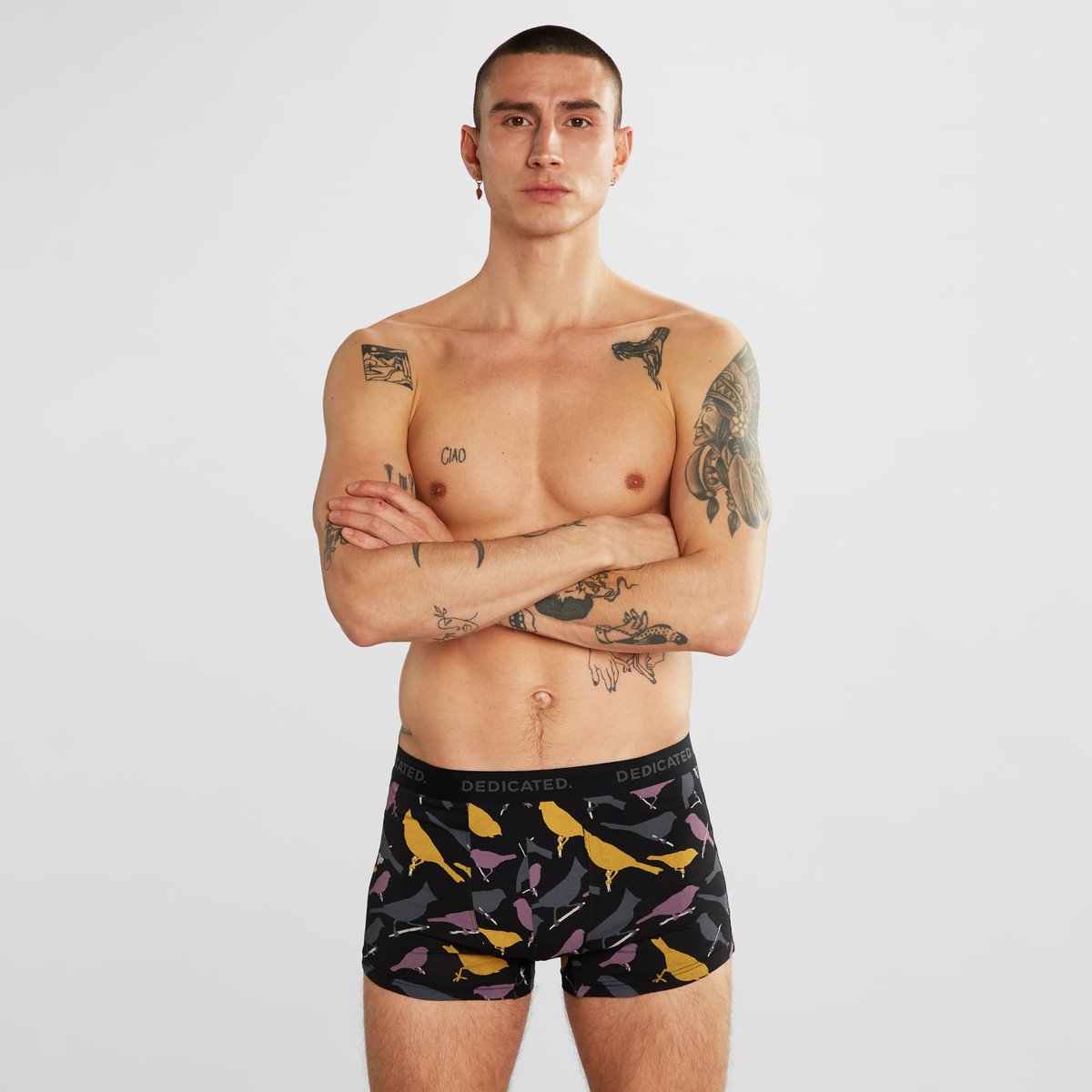 Boxer Briefs Kalix Birds Black