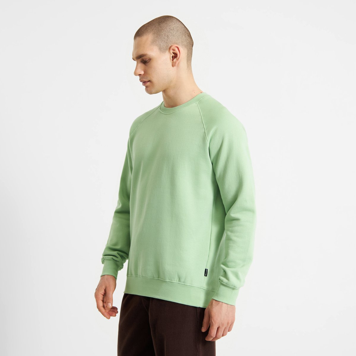 Sweatshirt Malmoe Base Quiet Green