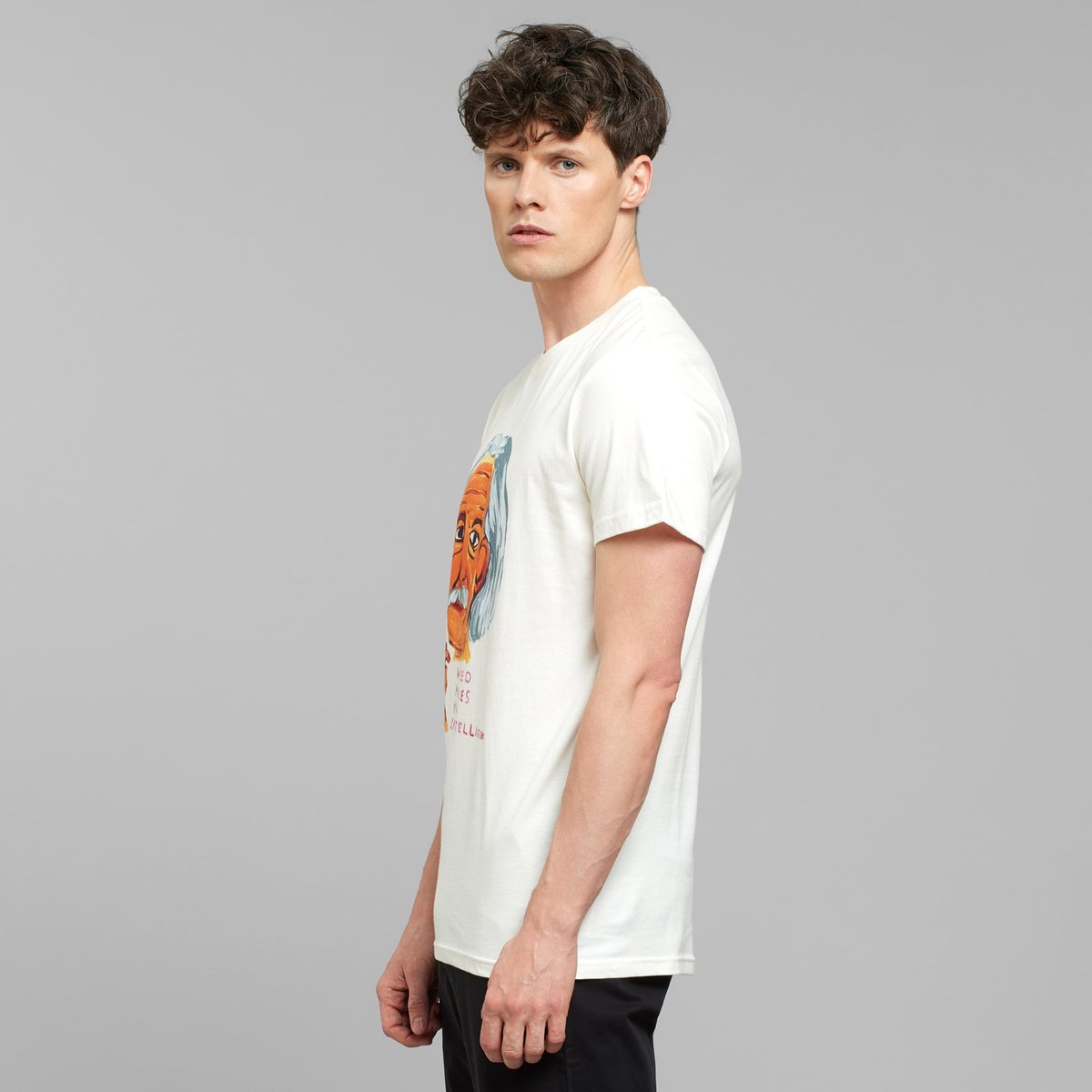 T-shirt Stockholm Shrigley Weed Off White