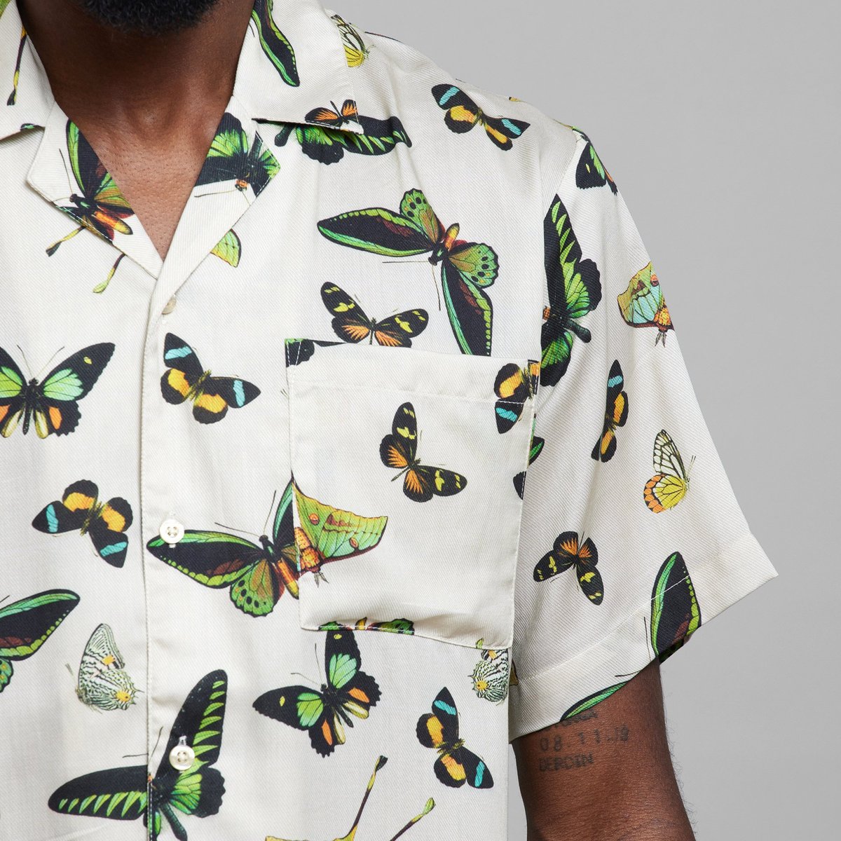 Shirt Marstrand Butterfly Oat White