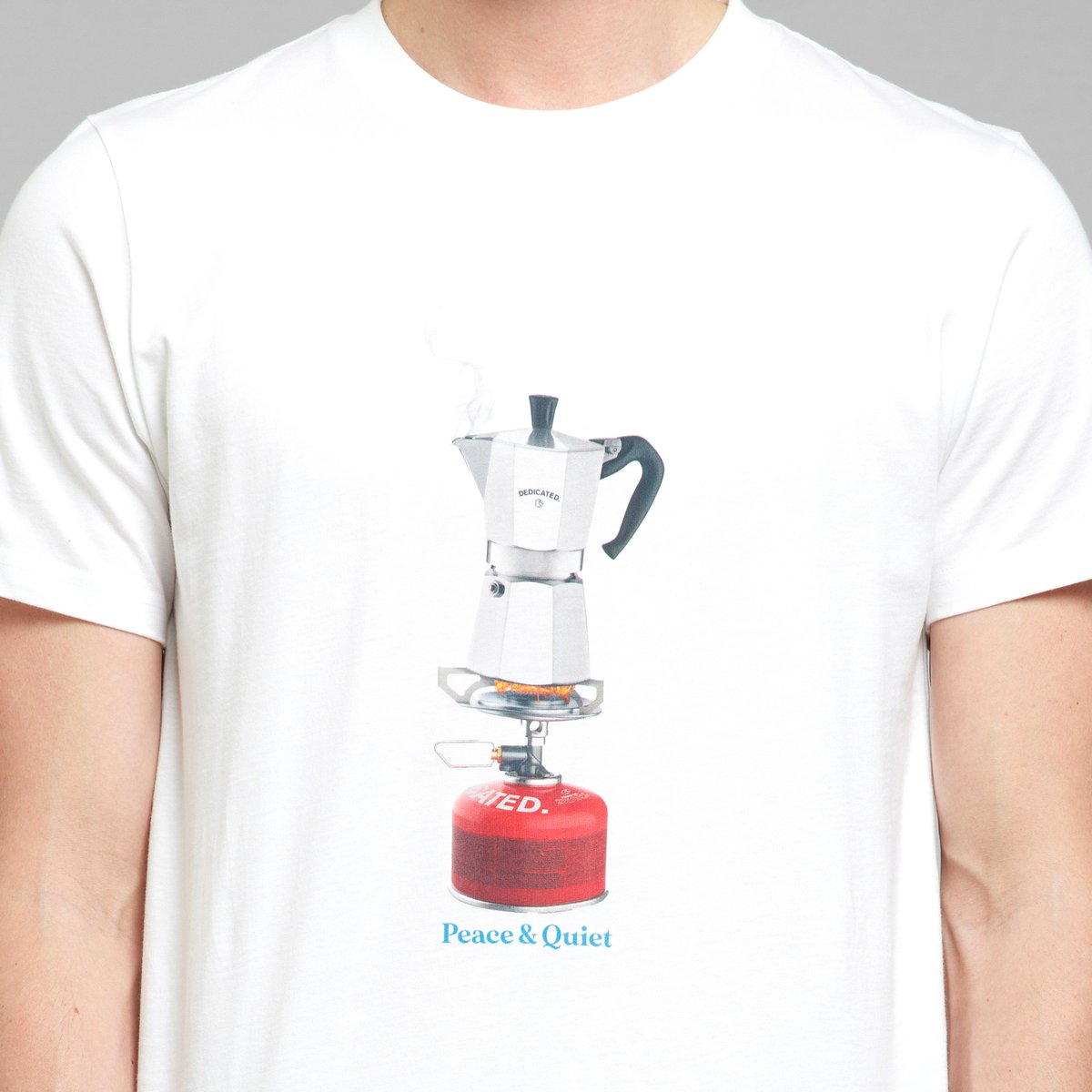T-shirt Stockholm Boiling Coffee White