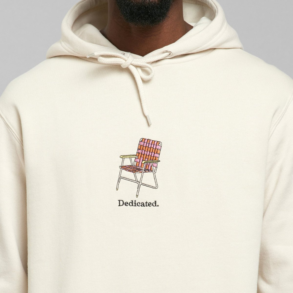 Hoodie Falun Lawn Chair Oat White