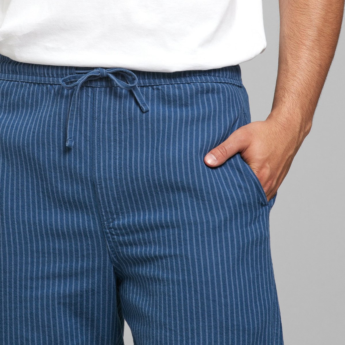 Shorts Vejle Work Stripe Dark Blue