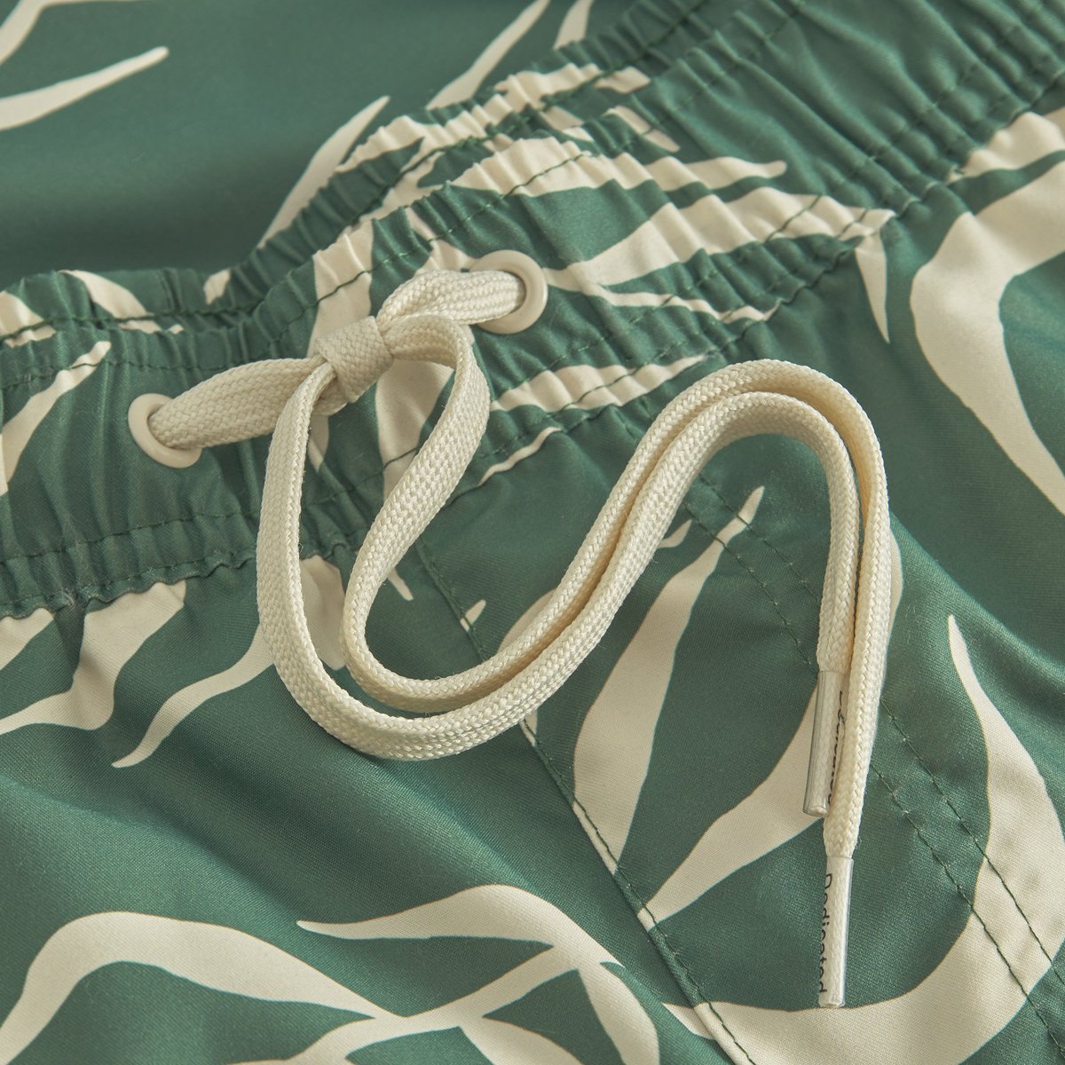 Swim Shorts Sandhamn Big Leaf Duck Green