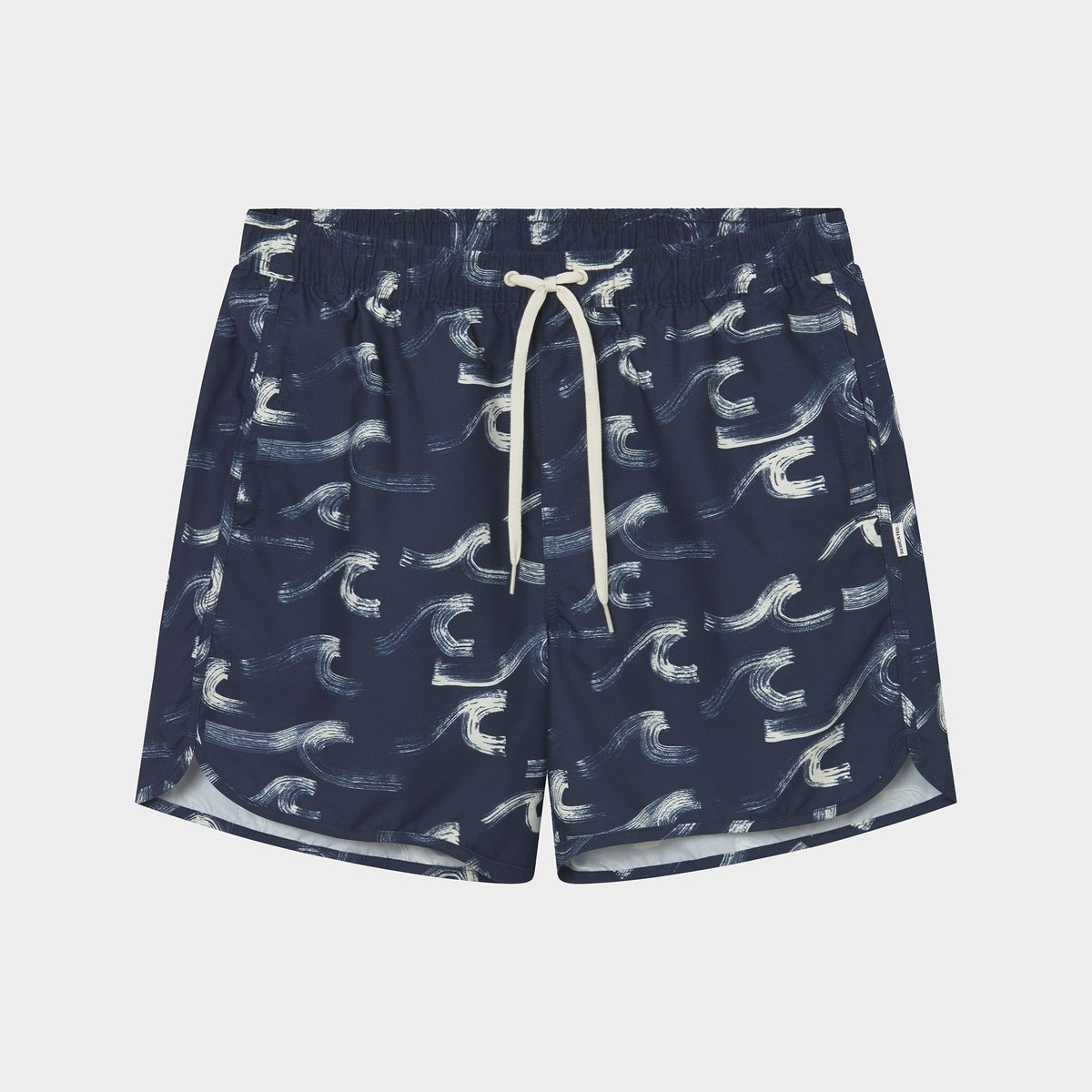 Swim Shorts Sandhamn Brushed Waves Navy