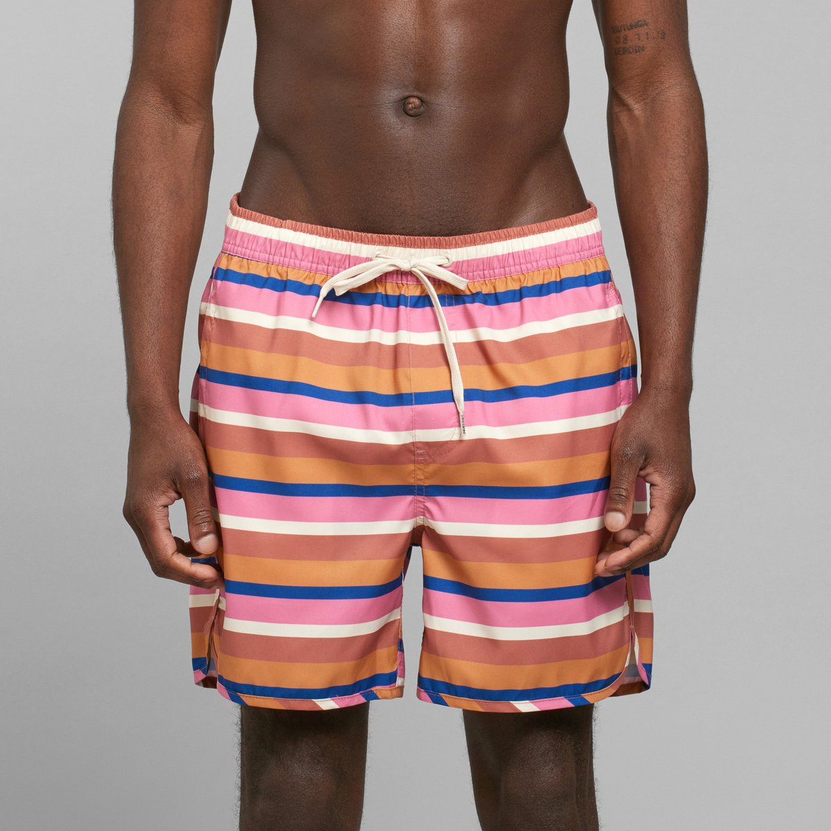 Swim Shorts Sandhamn Irregular Stripe Multi Color