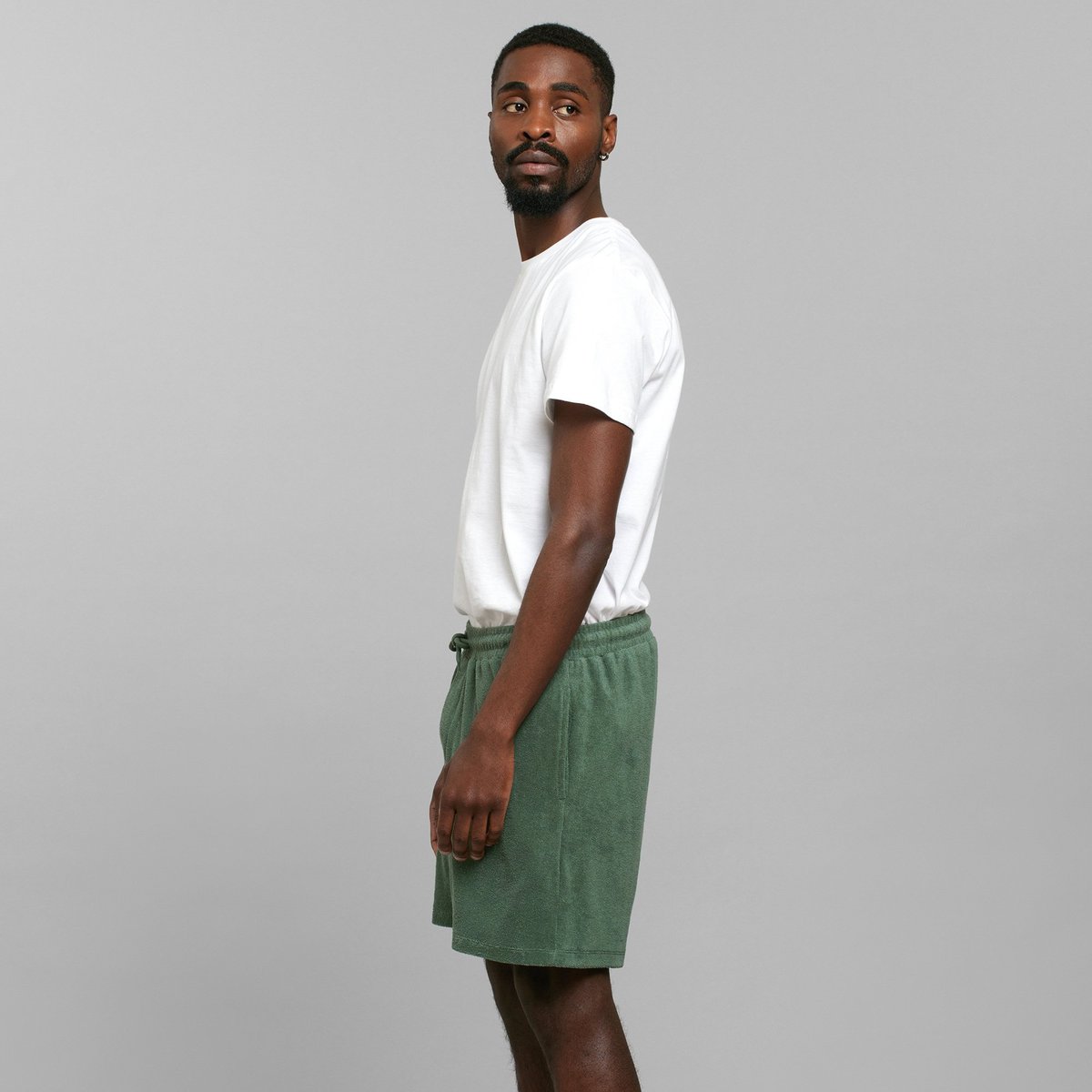 Terry Shorts Essingen Duck Green