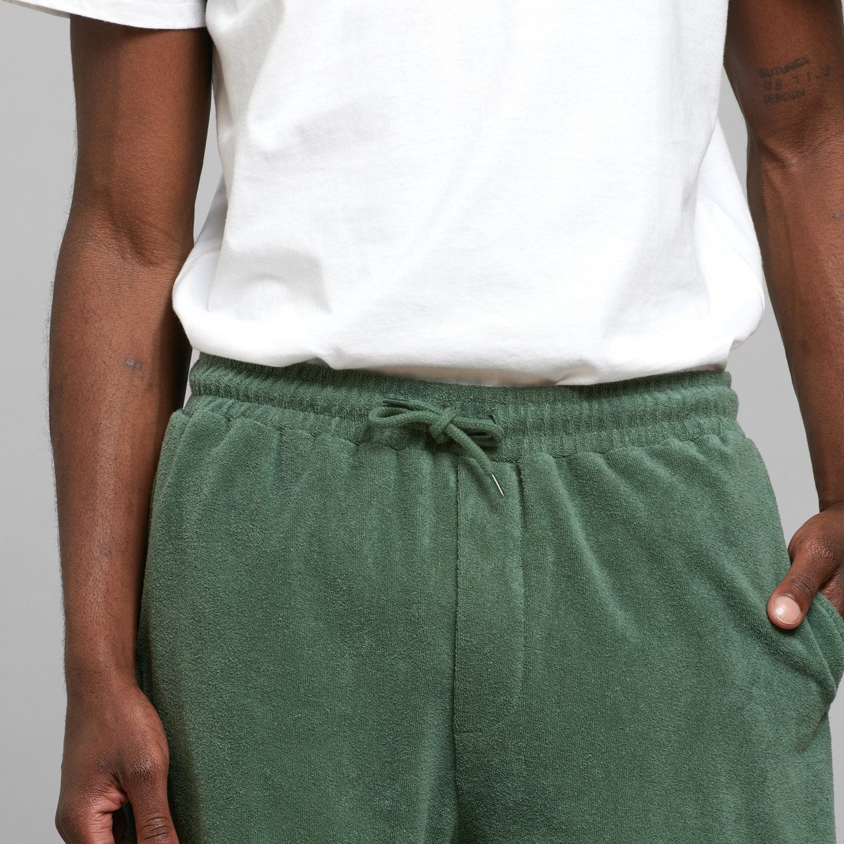 Terry Shorts Essingen Duck Green