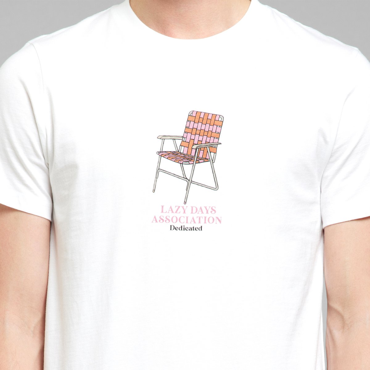 T-shirt Stockholm Lawn Chair White