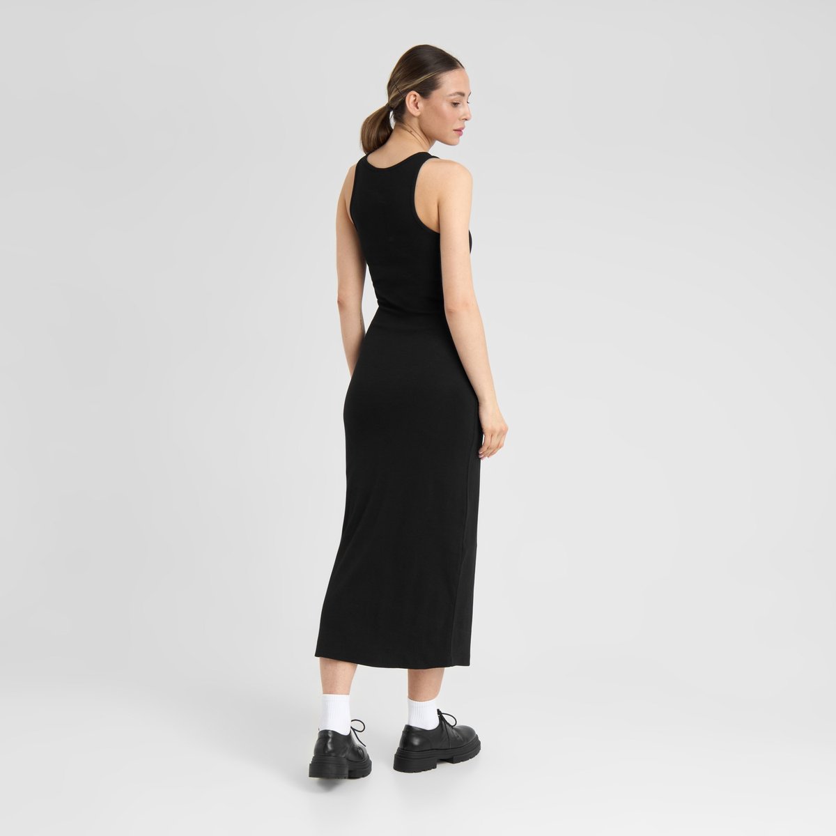 Rib Dress Motala Black