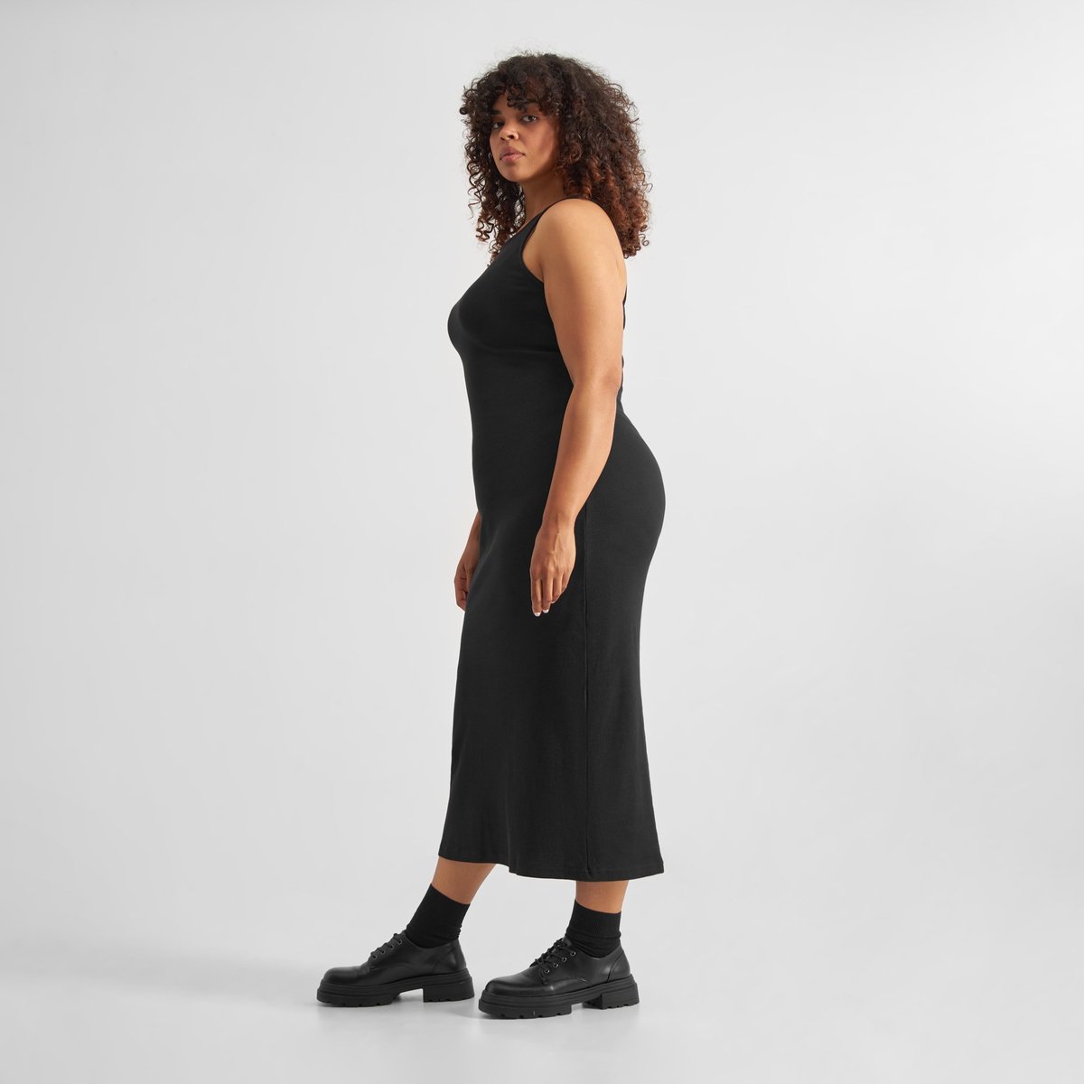 Rib Dress Motala Black