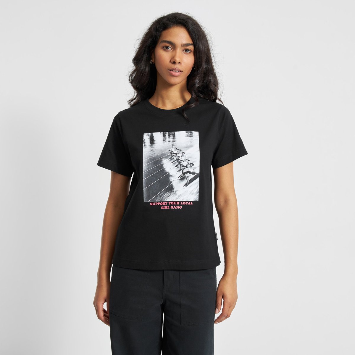 T-shirt Mysen Waterski Gang Black