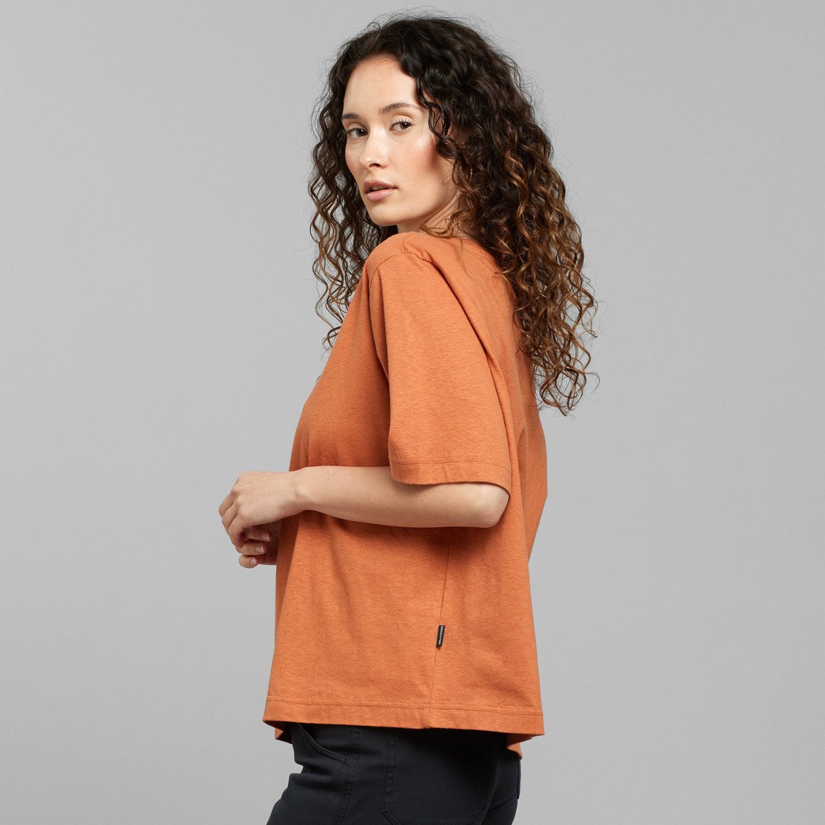 T-shirt Vadstena Sunburn Orange