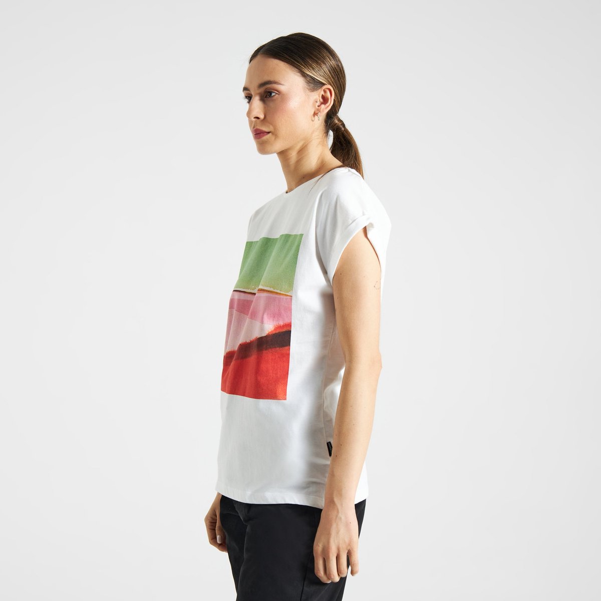 T-shirt Visby Landscape White