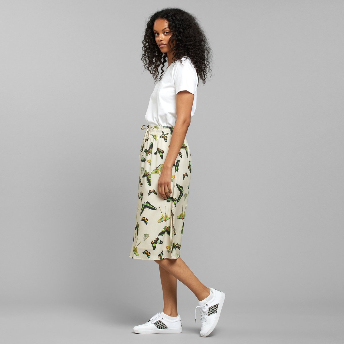 Skirt Klippan Butterfly Oat White