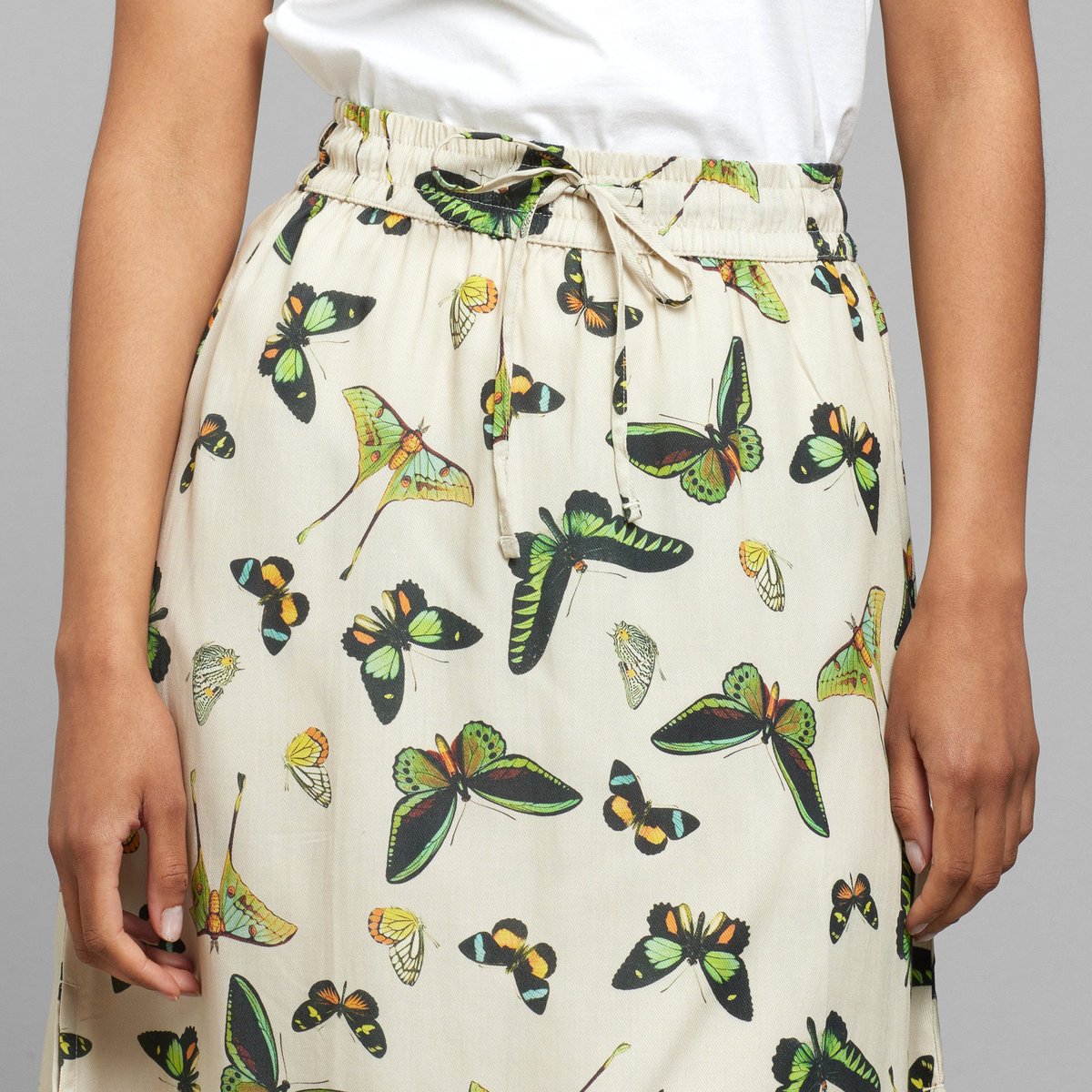 Skirt Klippan Butterfly Oat White