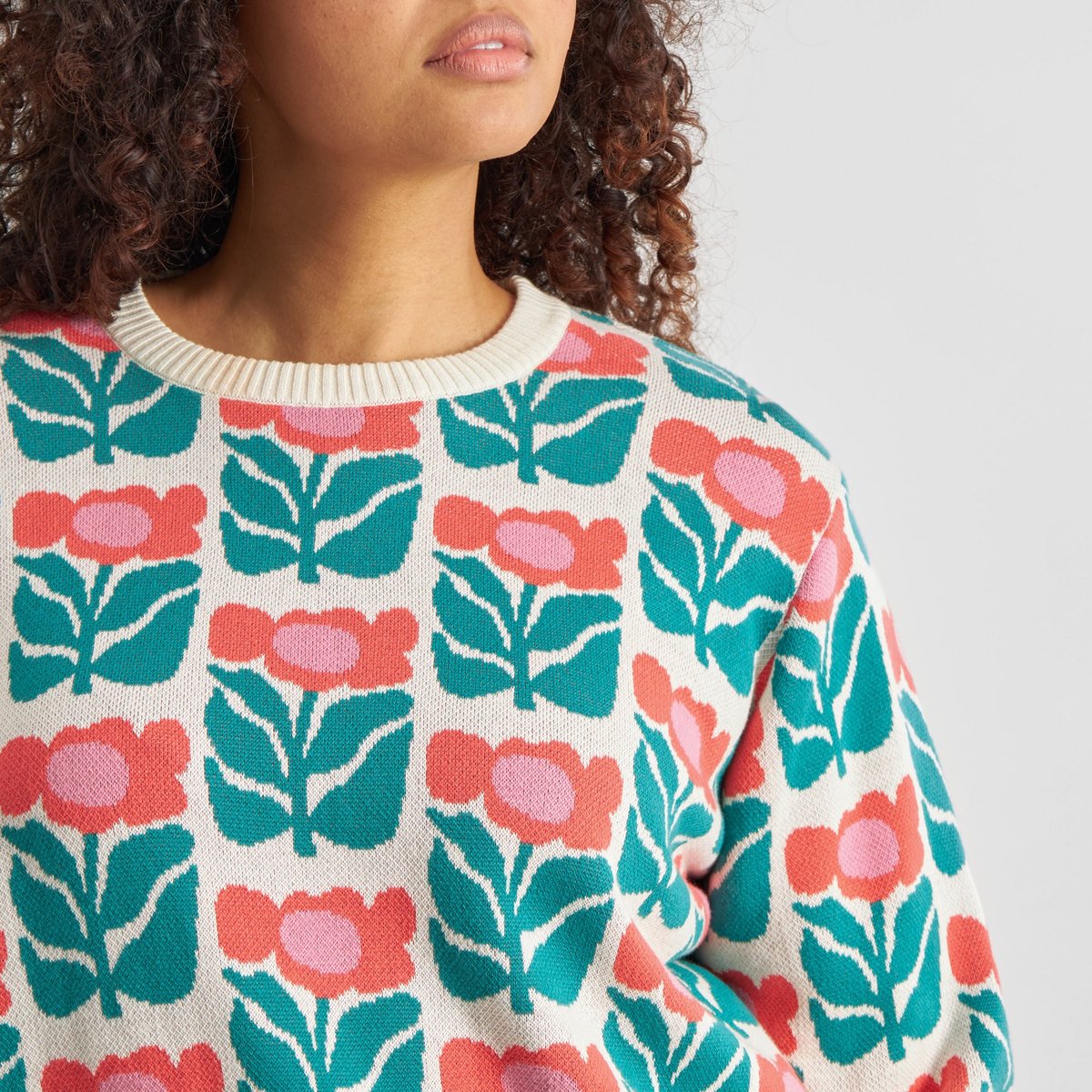 Sweater Arendal Liv Lee Flower Multi Color