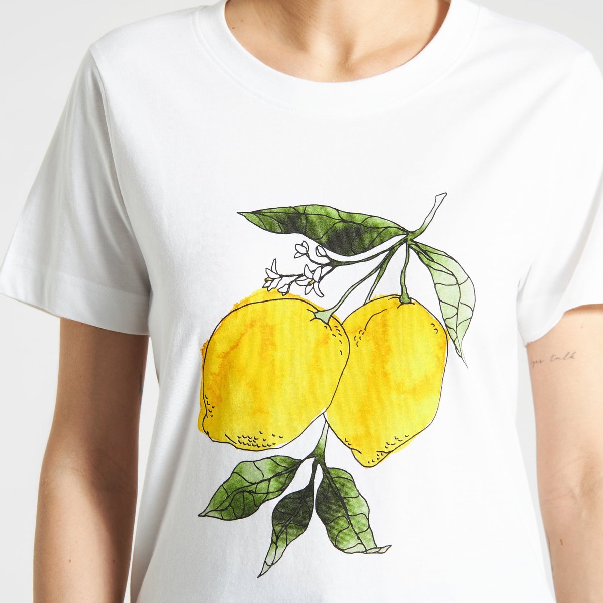 T-shirt Mysen Lemons White
