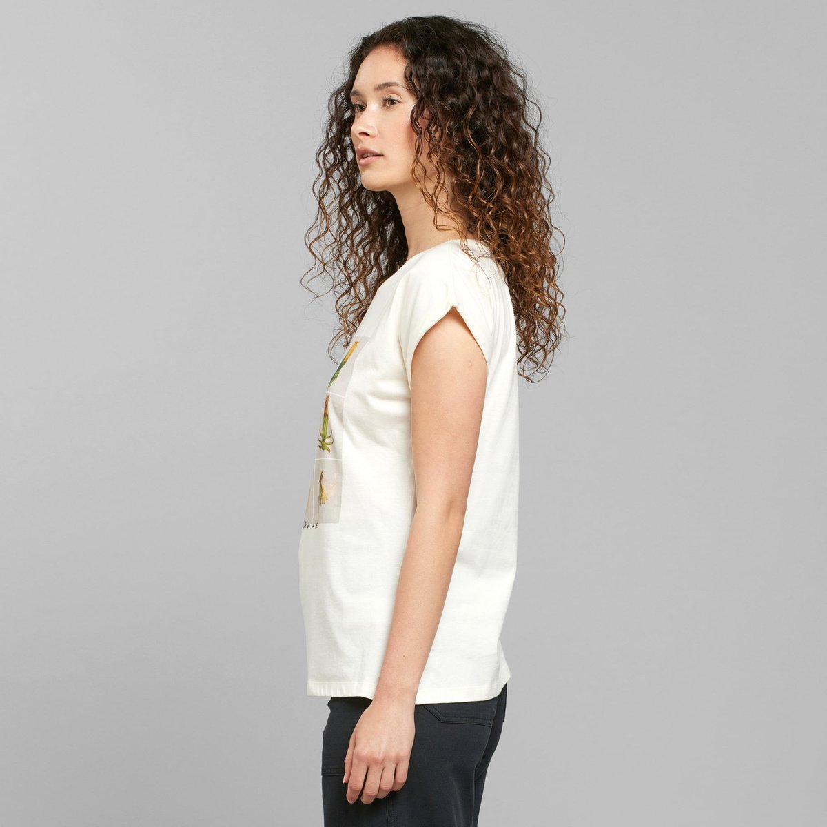 T-shirt Visby Dandelion Life Off-White