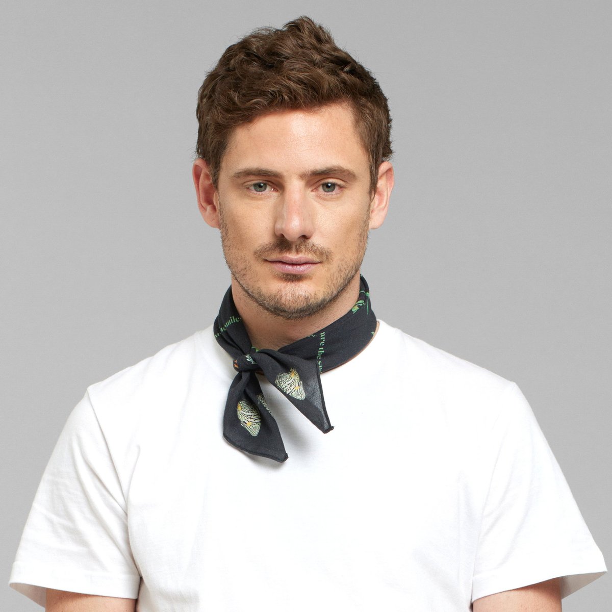 Scarf Kullavik Butterflies Black