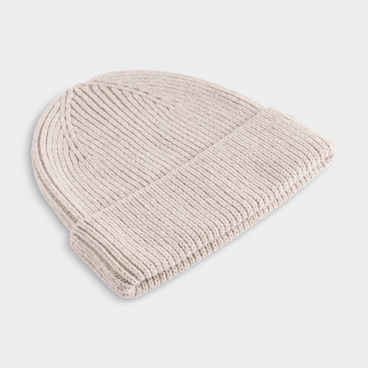 Beanie Hemavan Wool Pearl White
