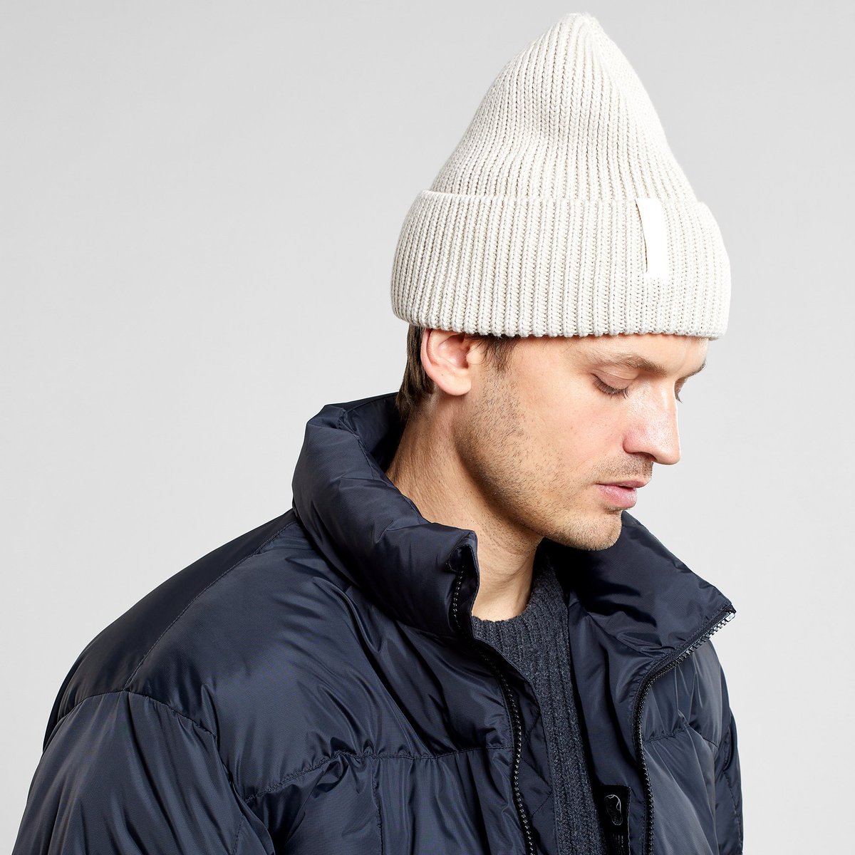 Beanie Narvik Oat White