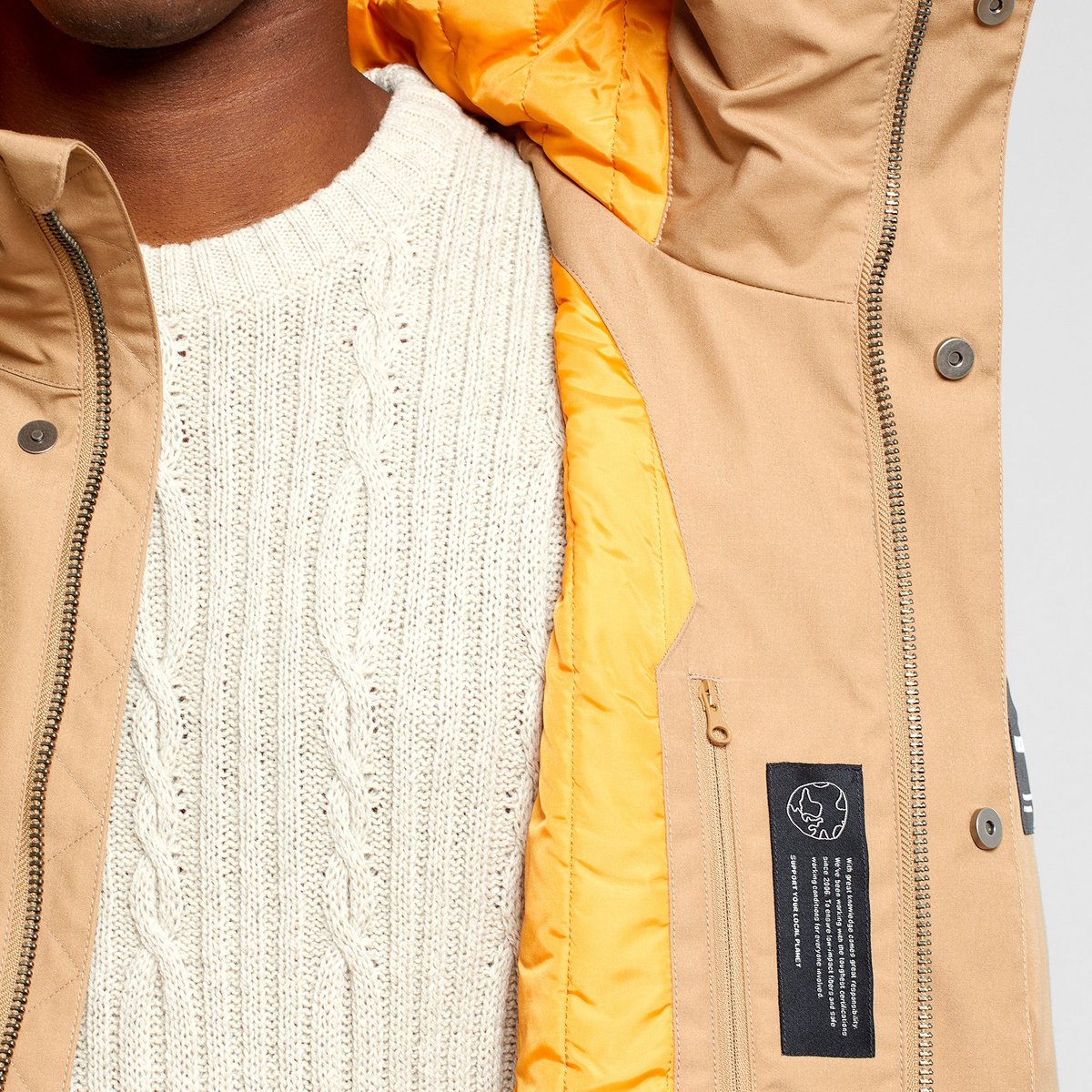 Parka Jacket Stavanger Tiger Brown