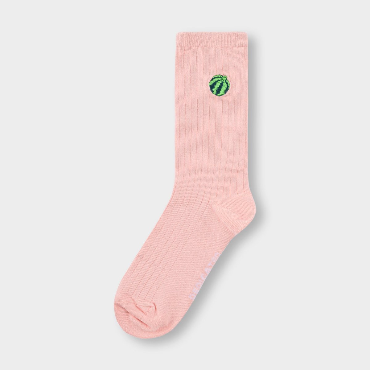 Rib Socks Knivsta Water Melon Silver Pink