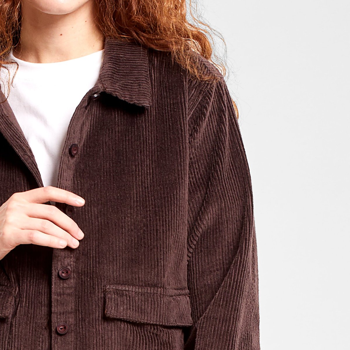 Shirt Lima Corduroy Coffee Brown