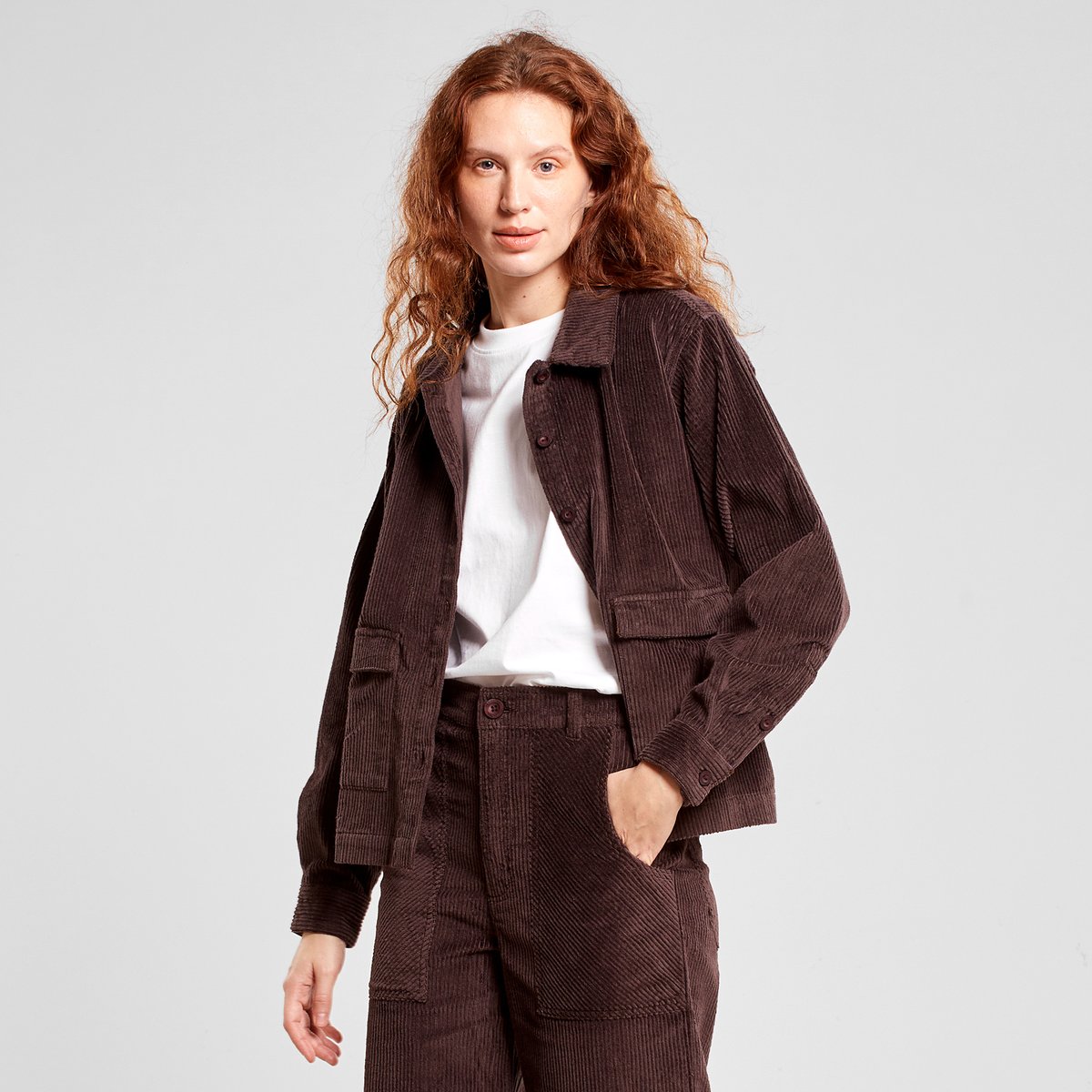 Shirt Lima Corduroy Coffee Brown