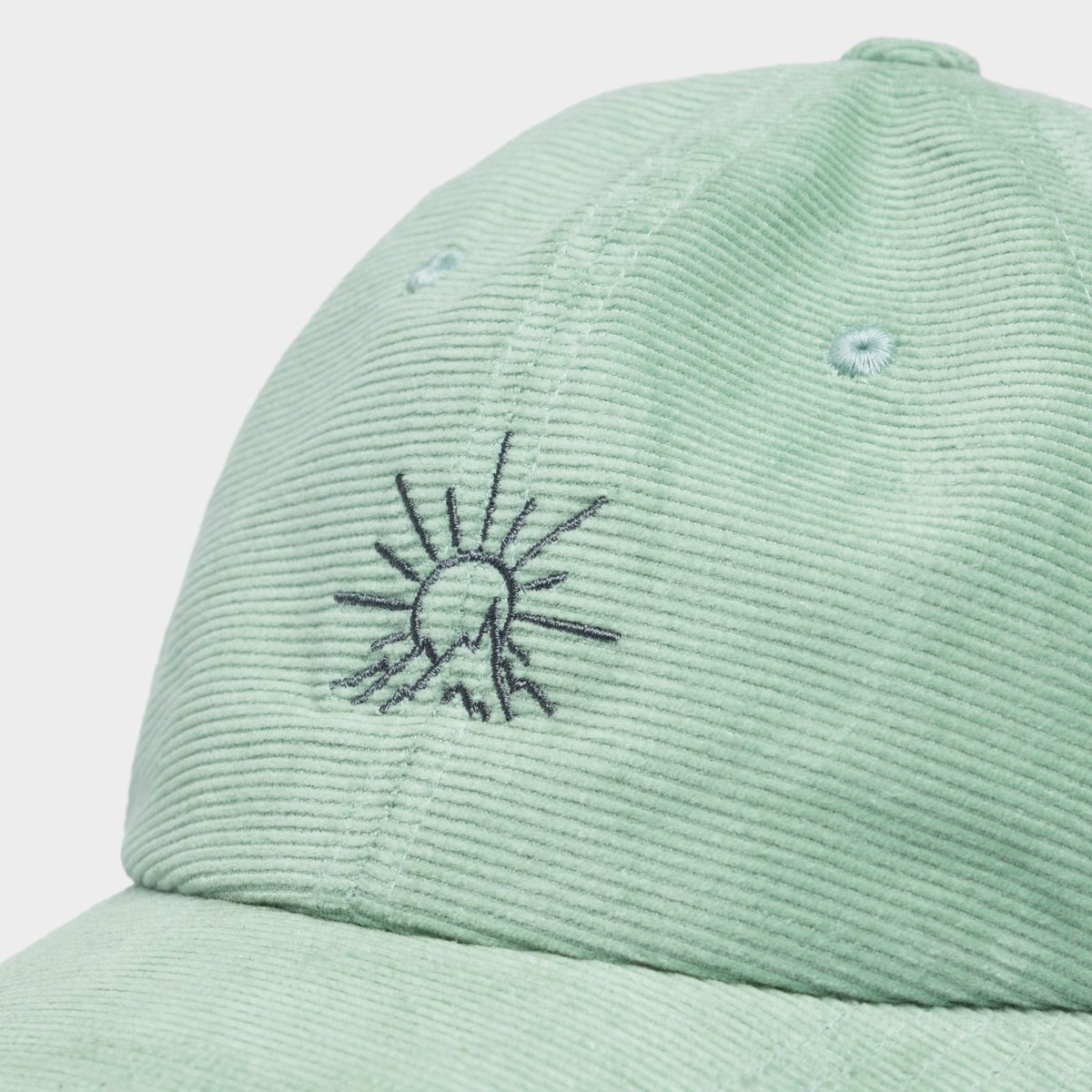 Soft Cap Slussen Corduroy Line Mountain Granite Green