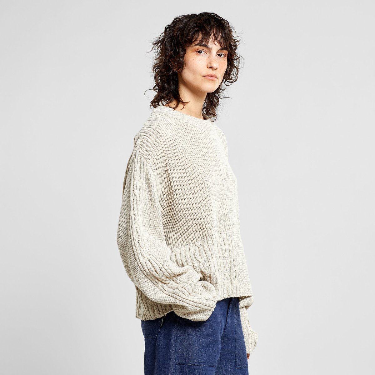 Sweater Limboda Pearl White