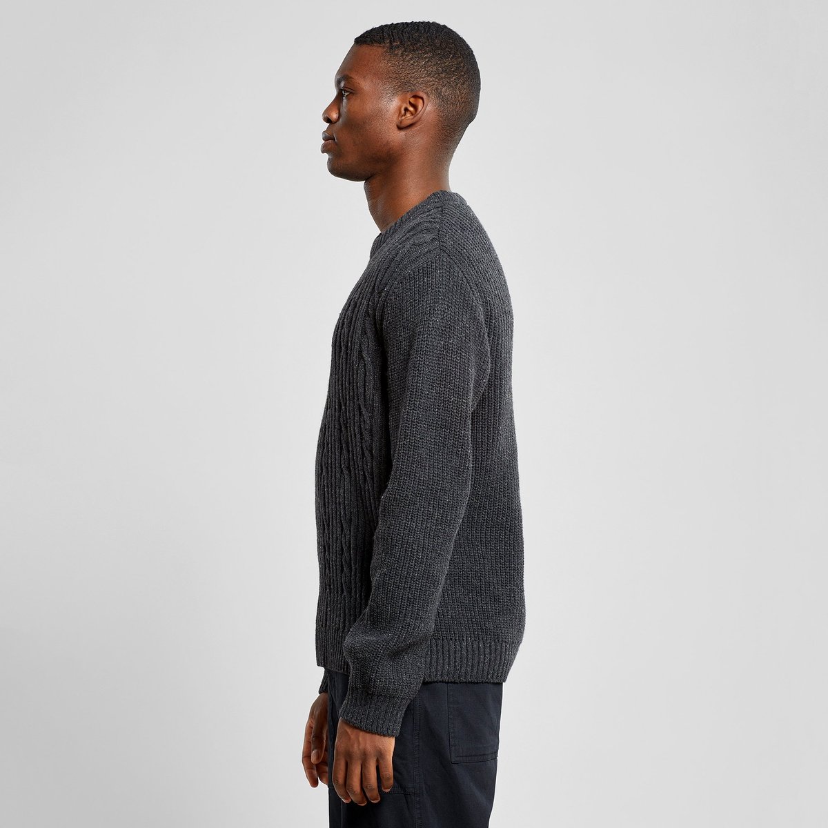 Sweater Ludvika Dark Grey Melange