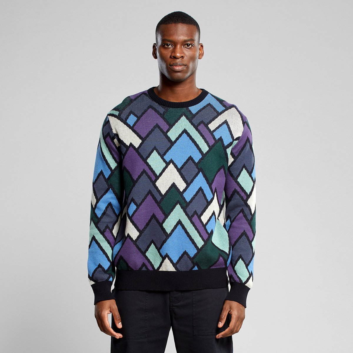Sweater Mora Mountain Triangle Multi Color