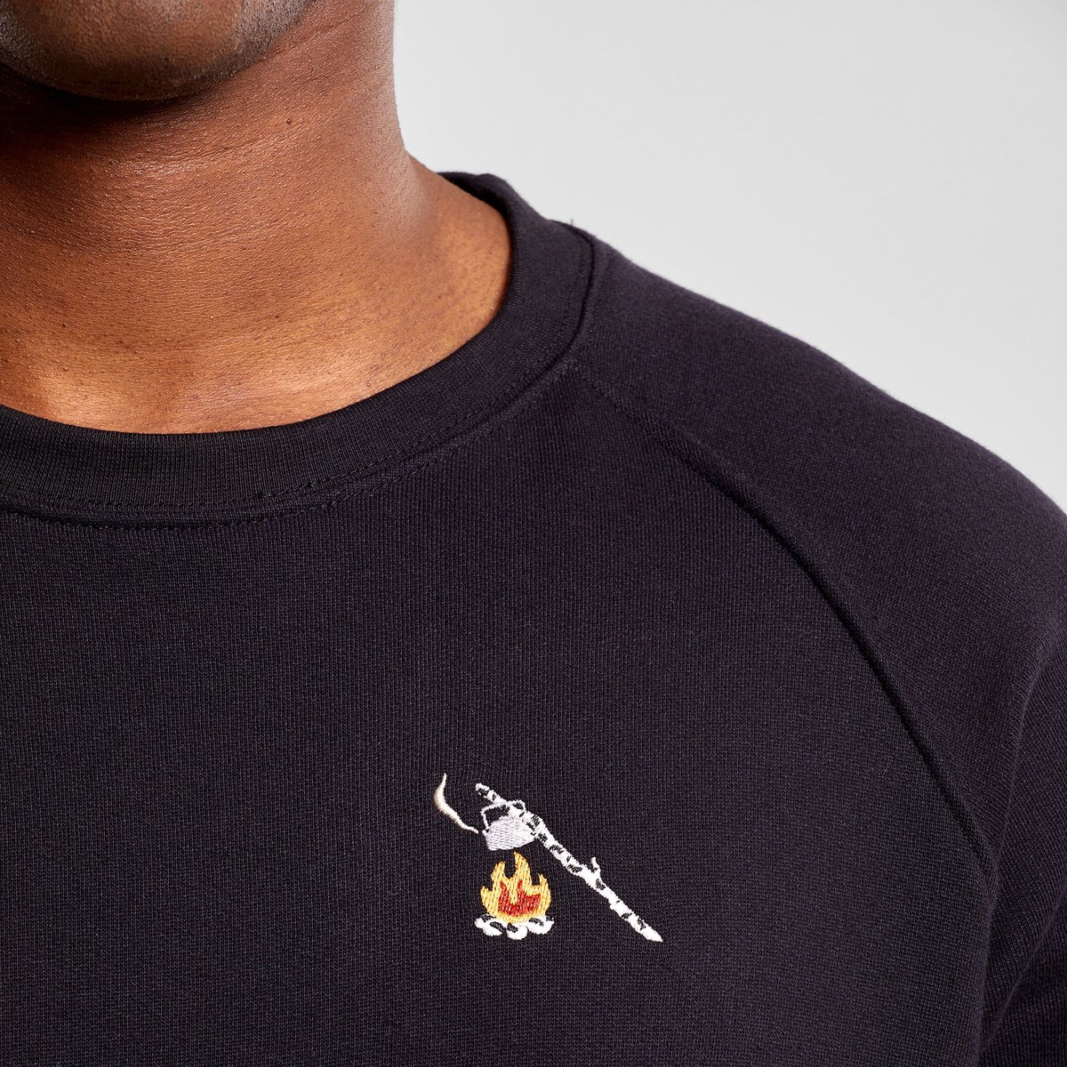 Sweatshirt Malmoe Hot Coffee Black