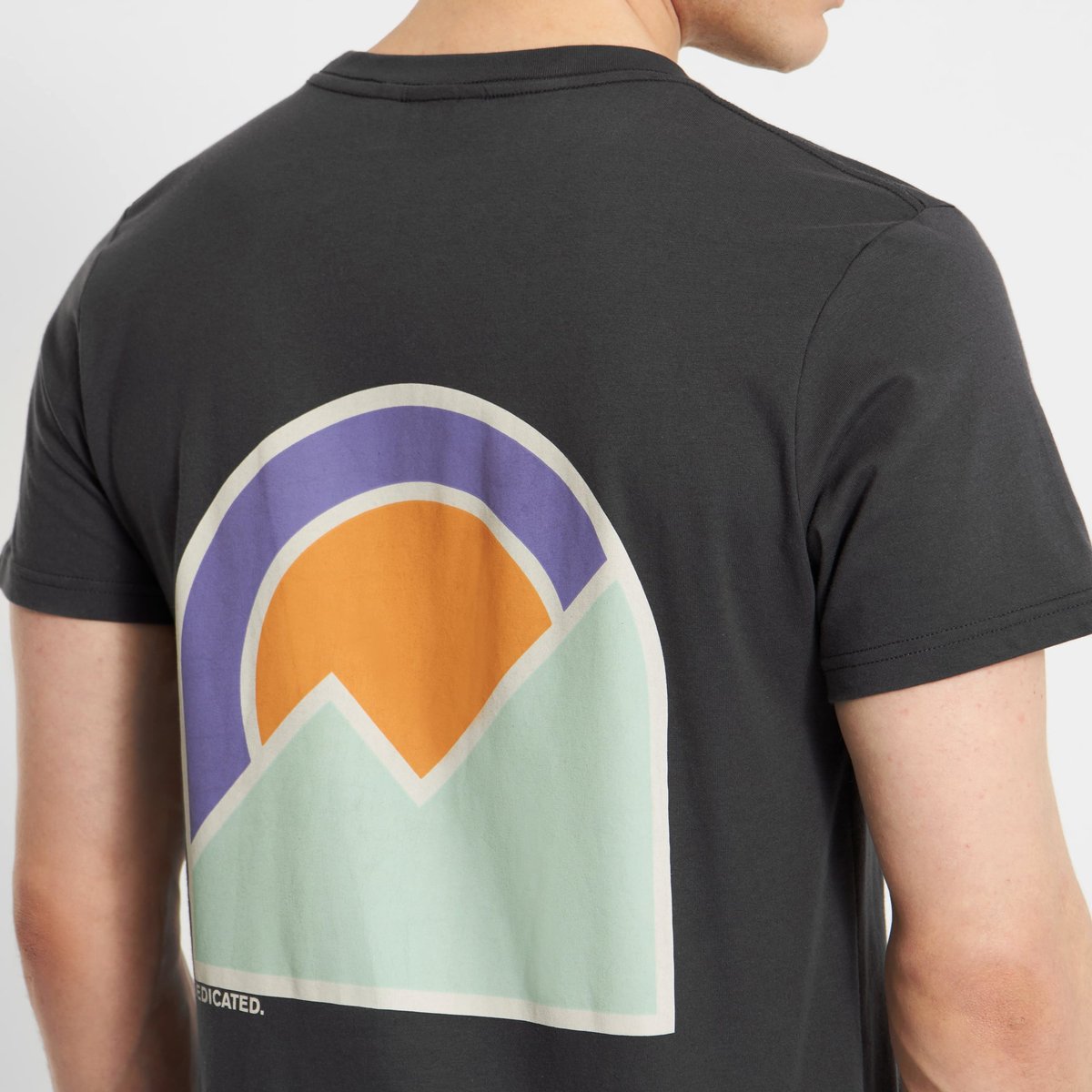 T-shirt Stockholm Mountain Logo Charcoal