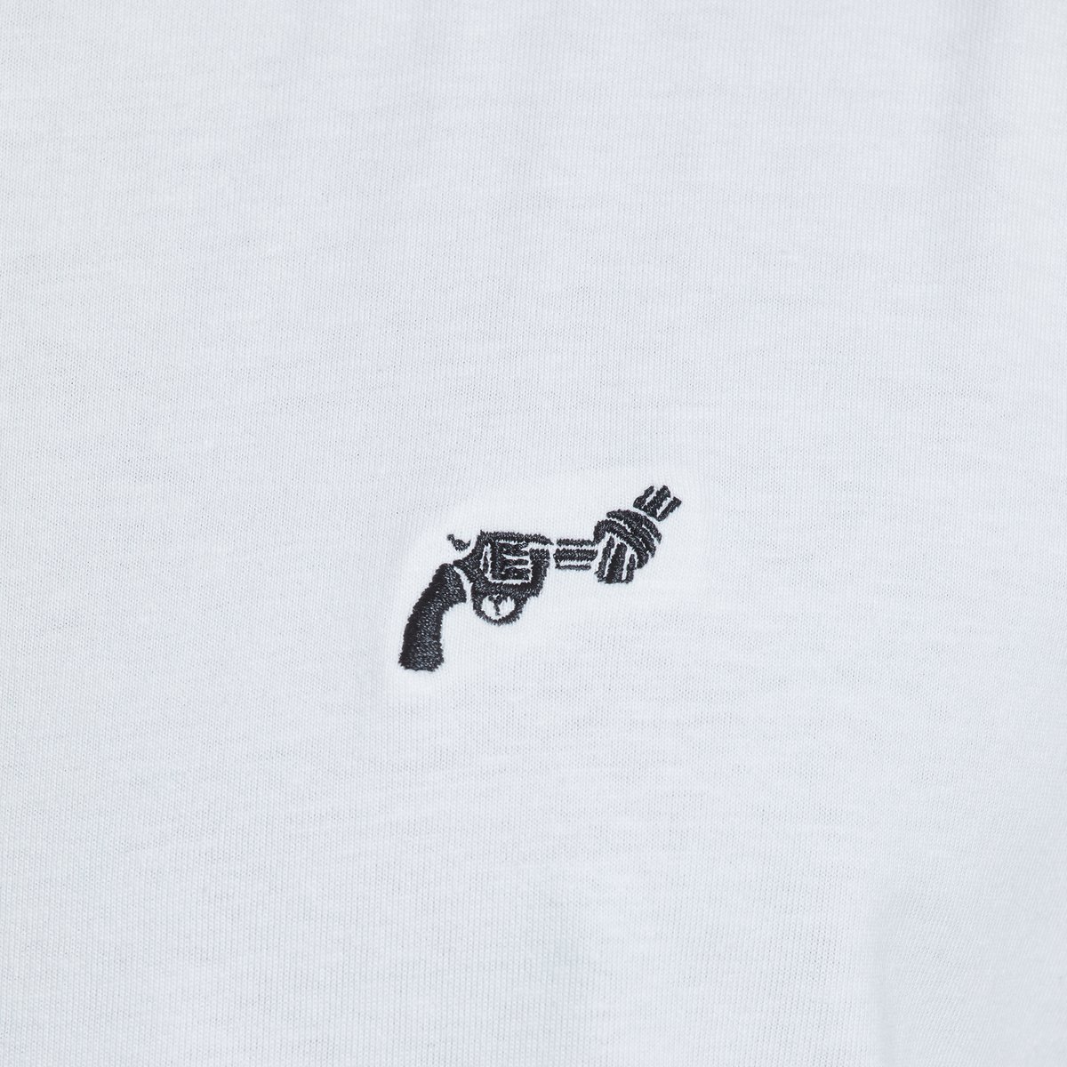 T-shirt Stockholm The Knotted Gun White