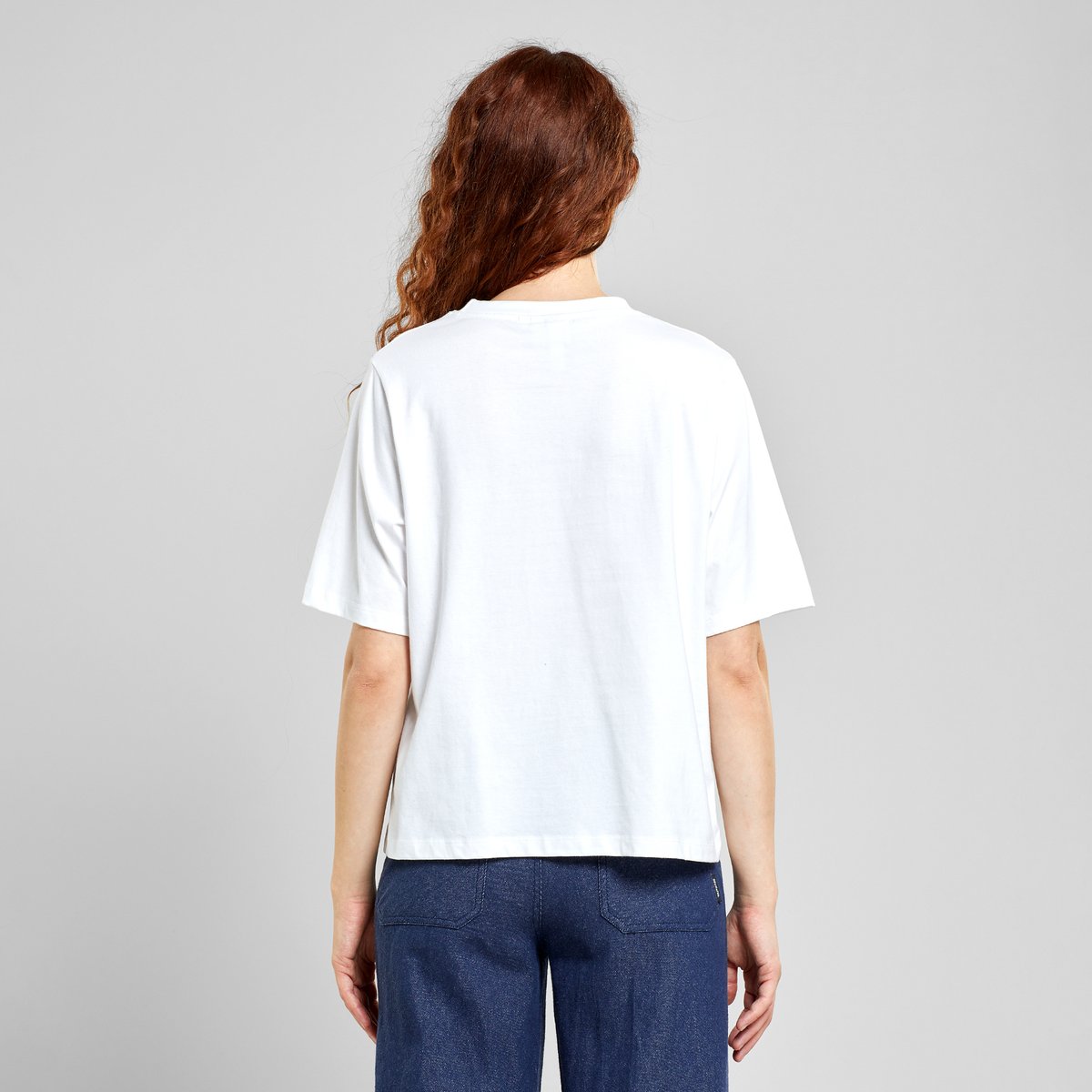 T-shirt Vadstena Stina Warm Sky White