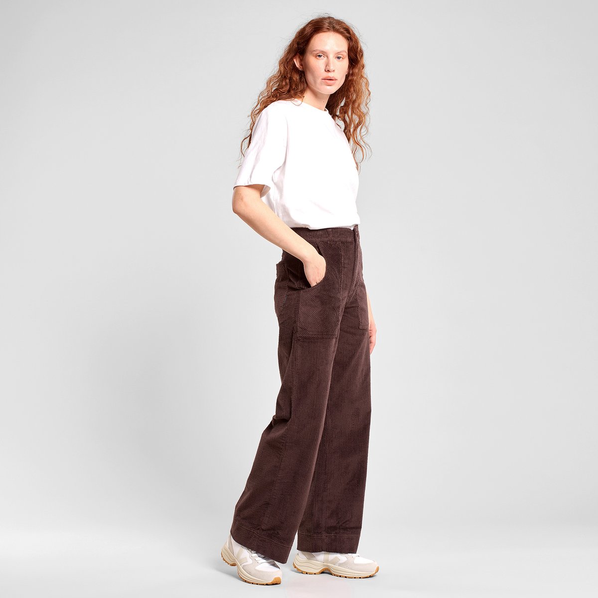 Workwear Pants Vara Corduroy Coffee Brown