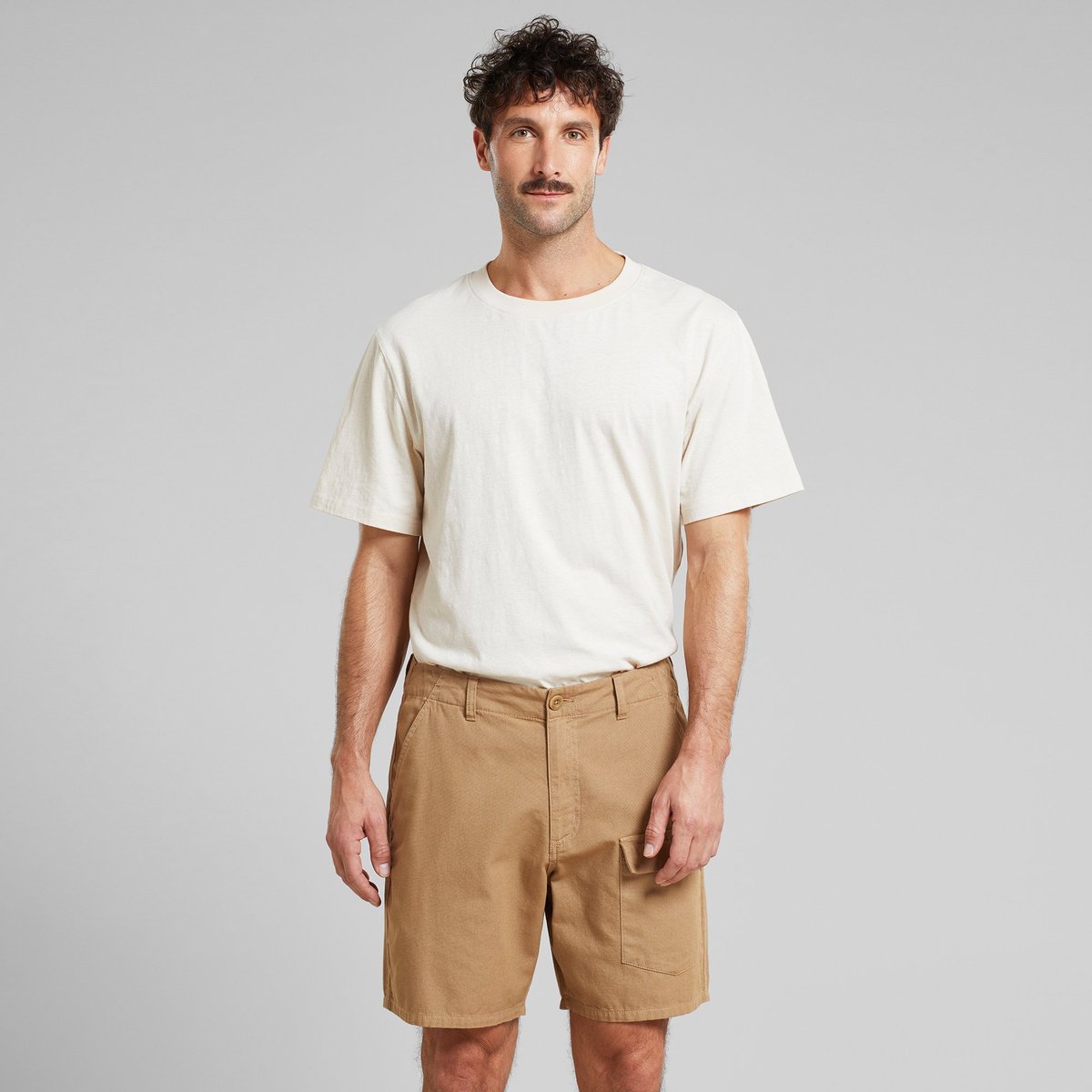 Cargo Shorts Muddus Canvas Kelp Beige
