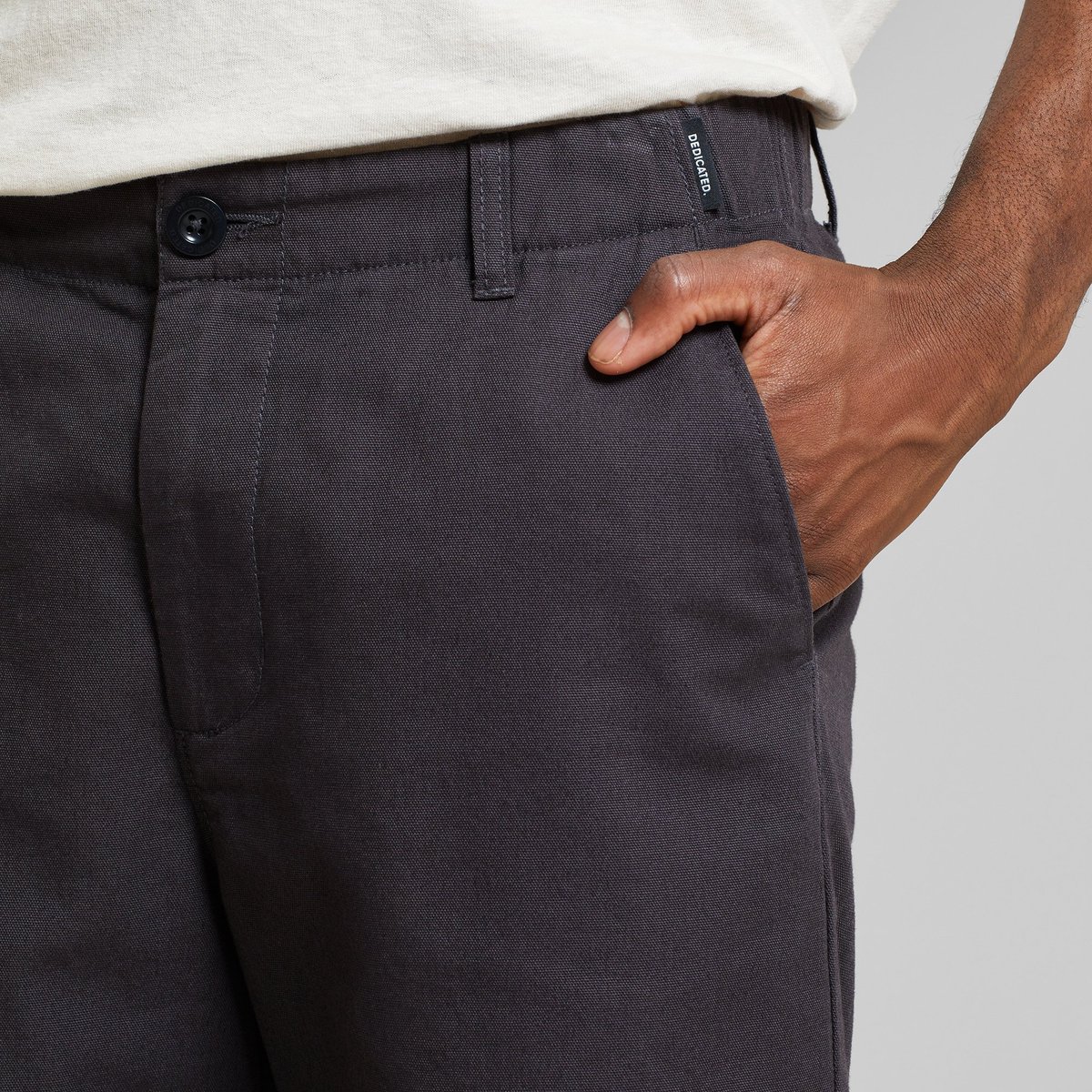 Chino Shorts Nacka Canvas Phantom Black